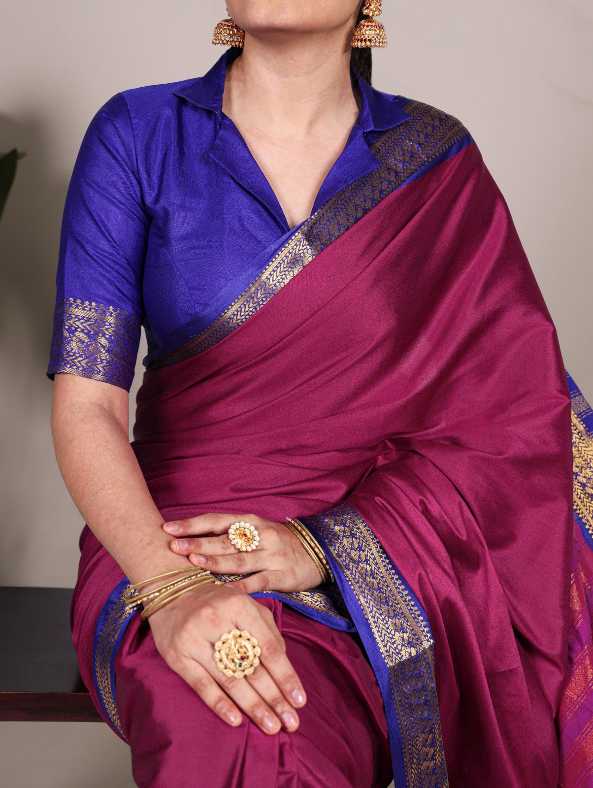 Aura Silk Zari Weaving Work Saree