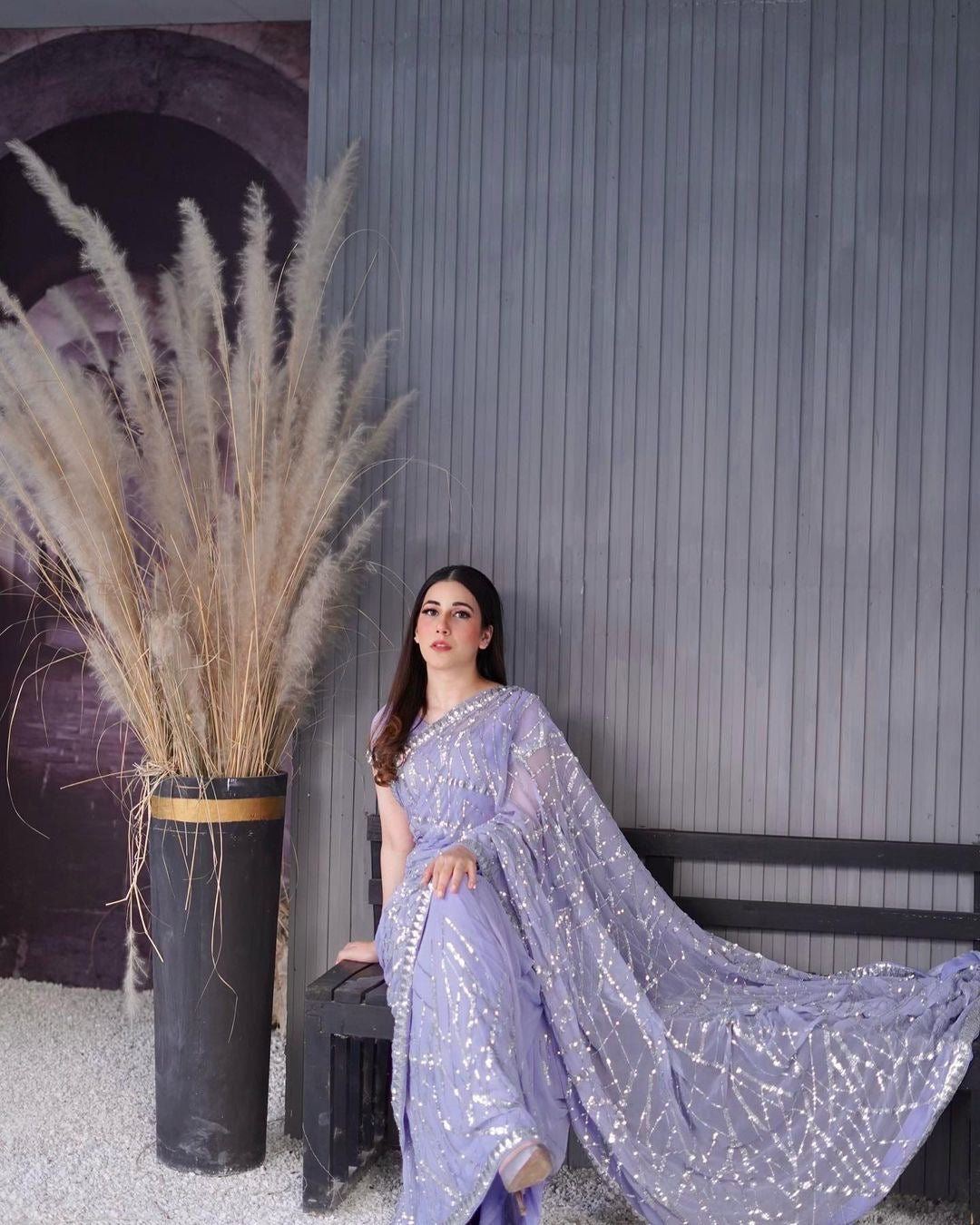Exclusive sequance saree