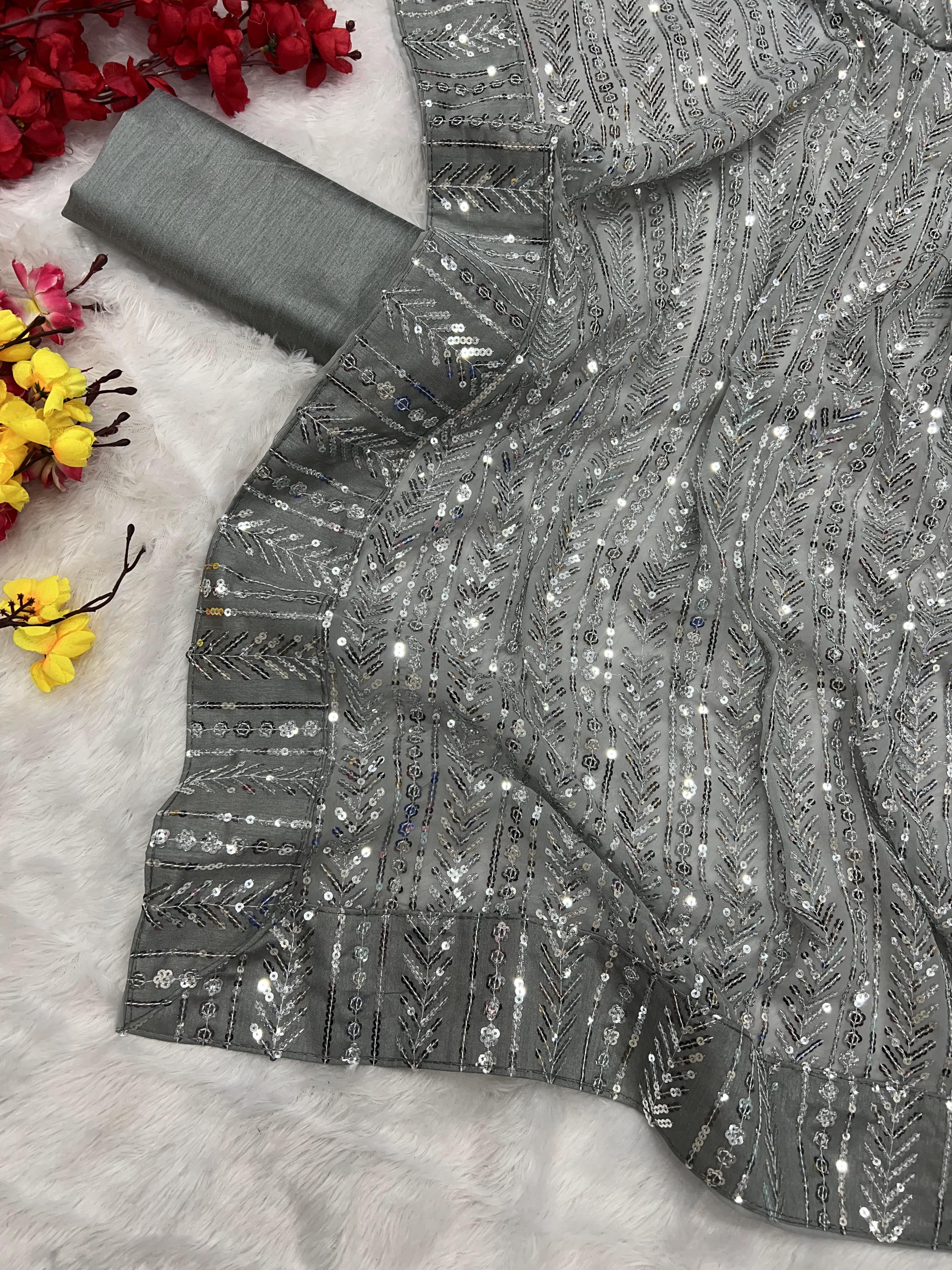 Soft Georgette Fabric Saree