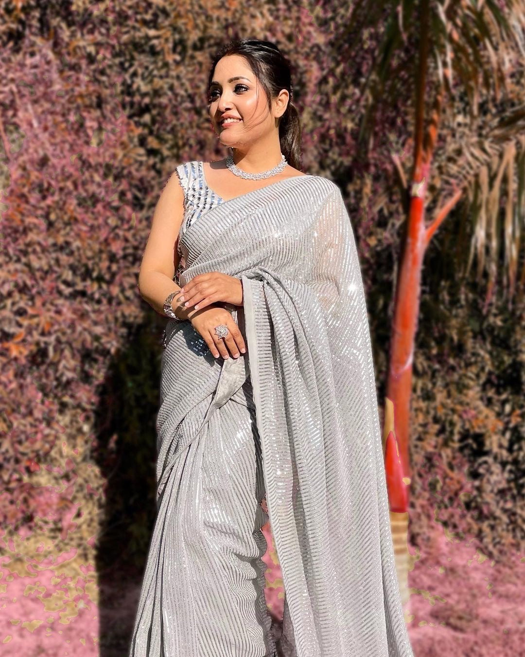 superhit Bollywood inspired sequence saree
