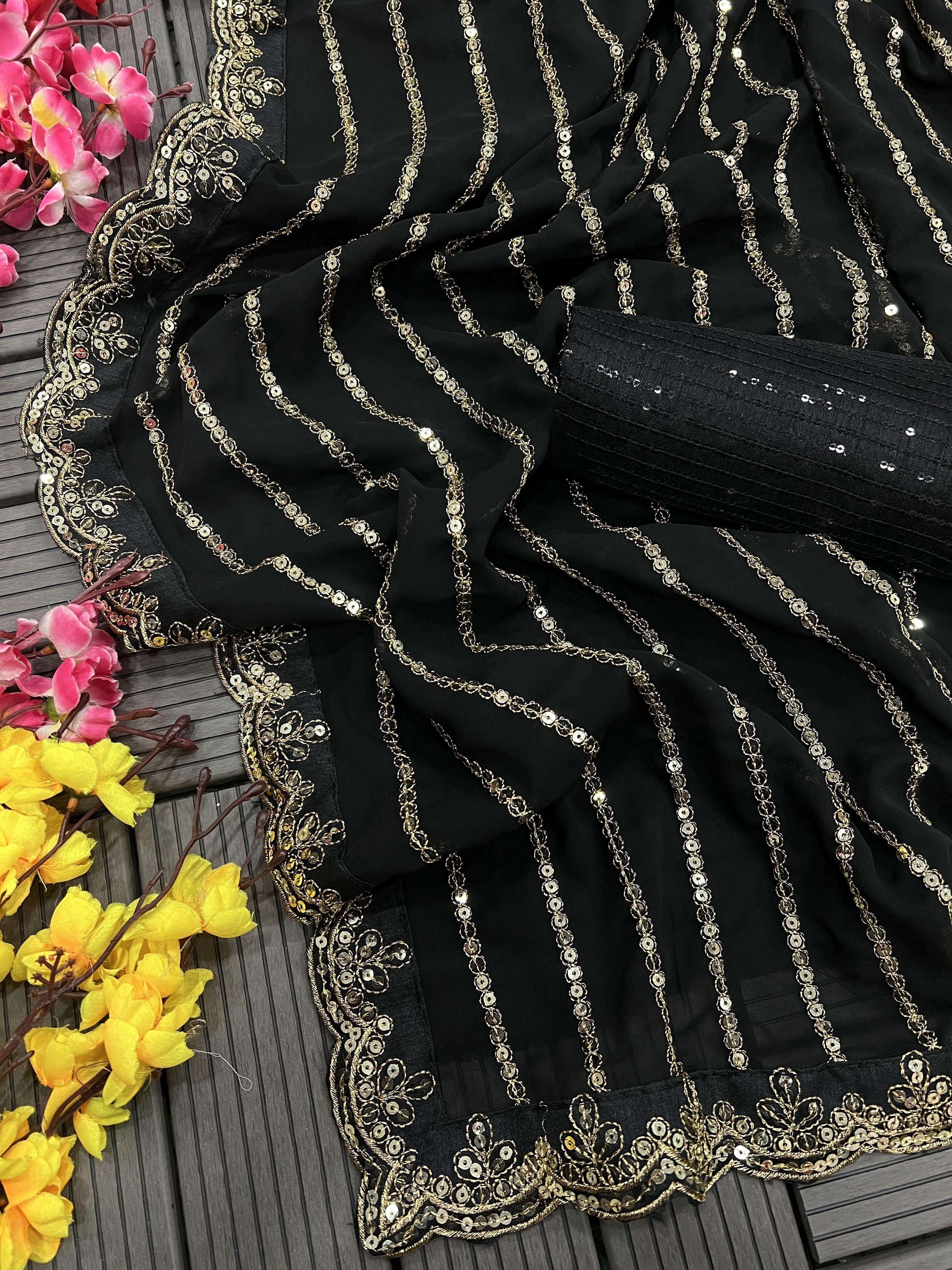 SUPERHIT CELEBRITY STYLE SEQUENCE SAREE