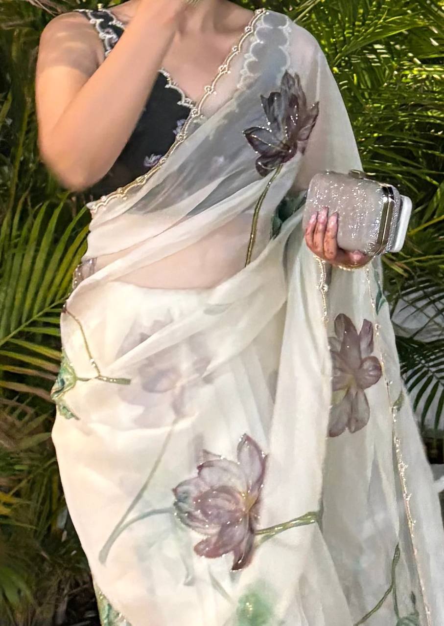 Designs handwork saree