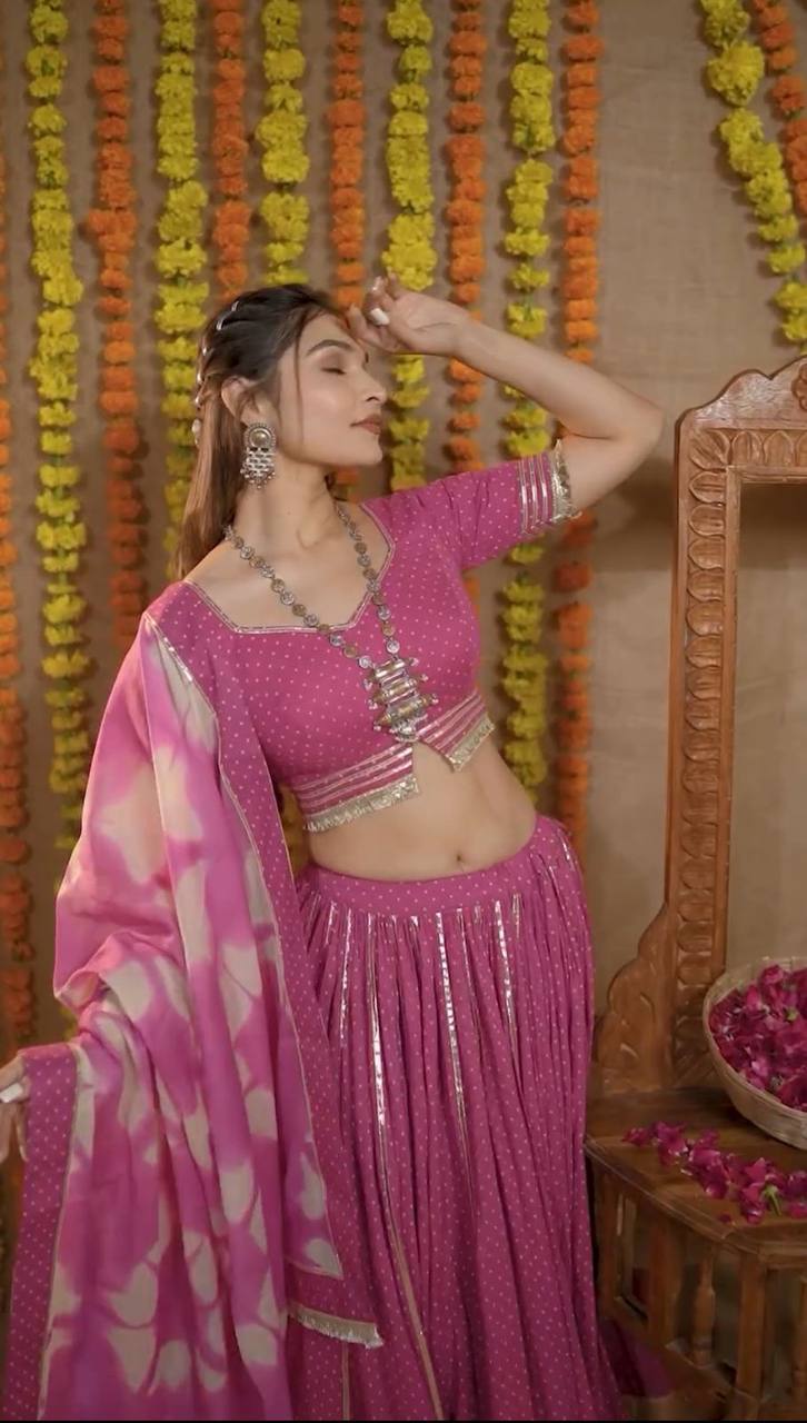 Launching Navratri Special Lehenga Choli With 6 Meter Heavy Flair