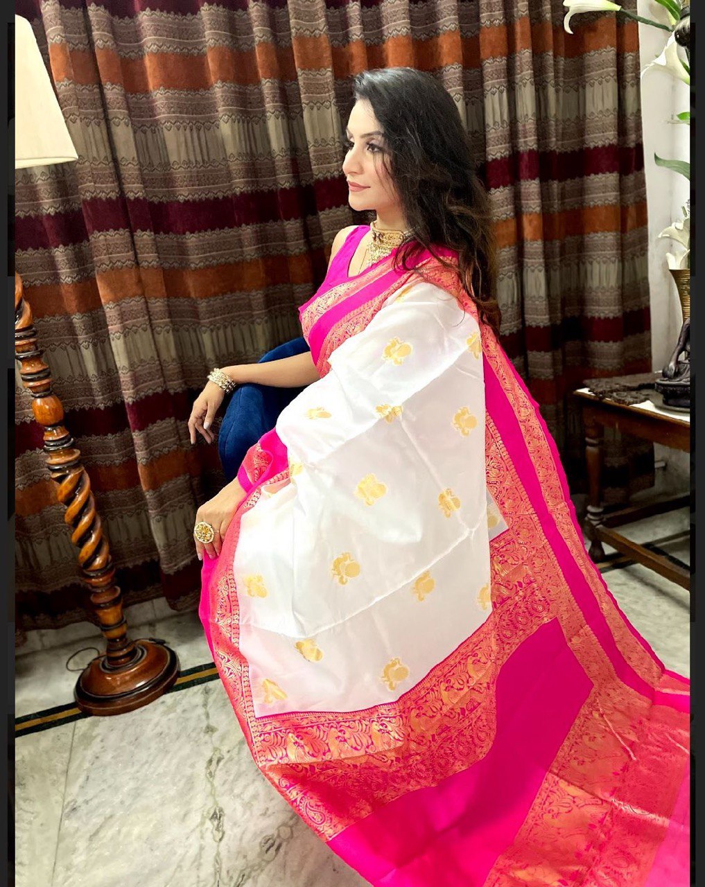 FANCY ONAM SPECIAL SILK SAREE RAKSHABANDHAN SPECIAL GIFTED SAREE*