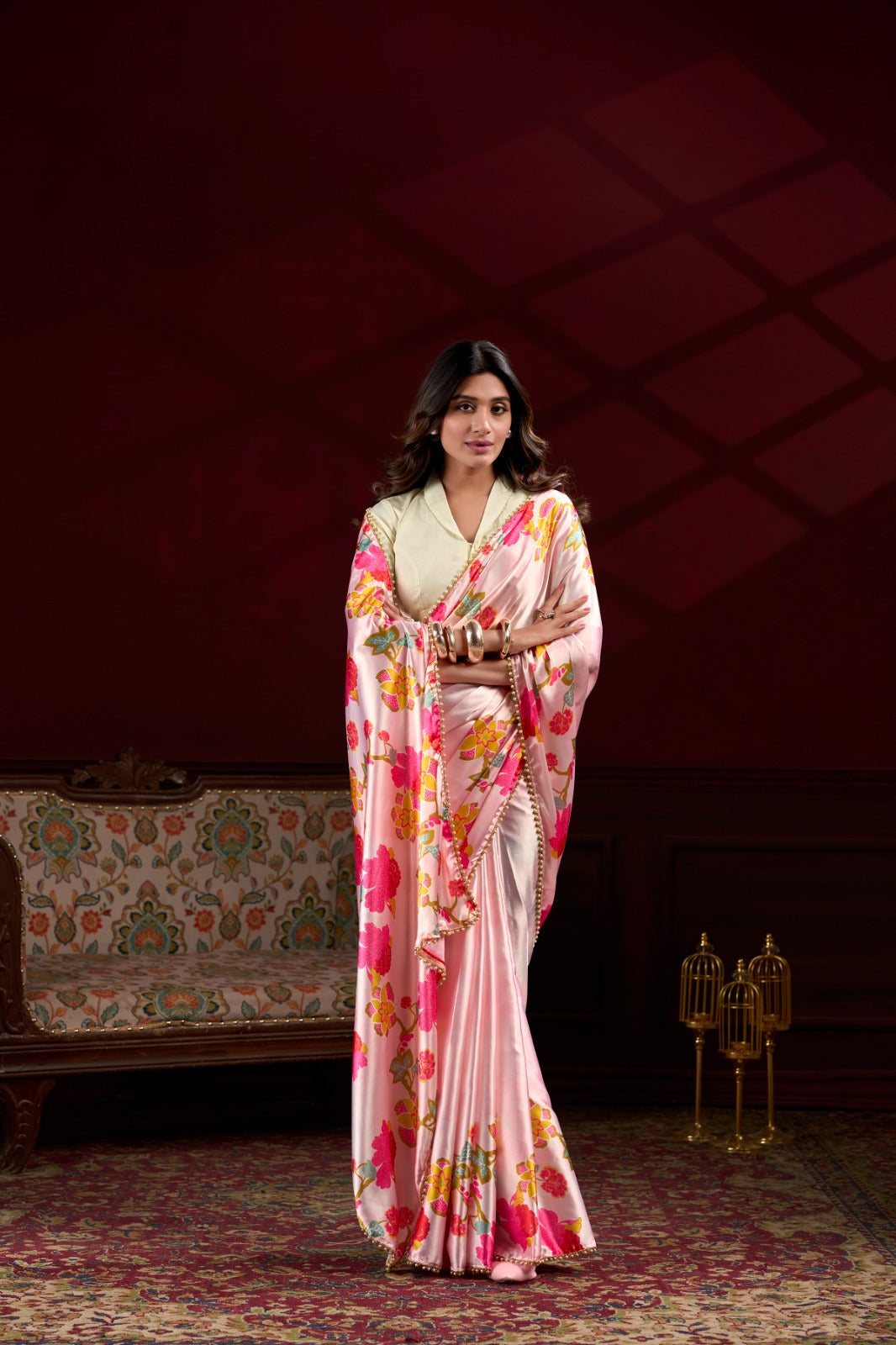Satin Silk Saree