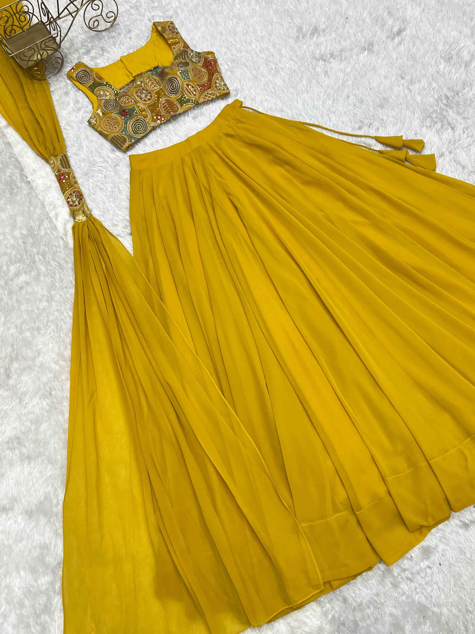 Elegant Ready to wear Anarkali Suit for Women | Designer Bandhej Work Ethnic Wear