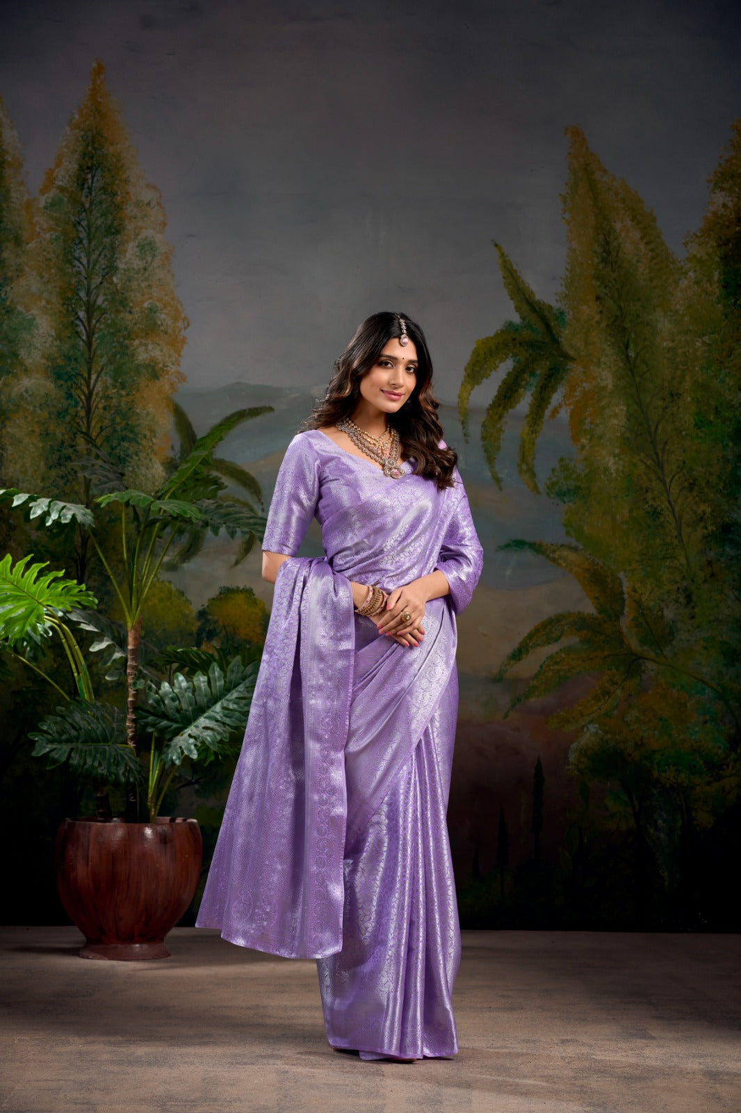 Kanjivaram Zari Weaving Work Saree