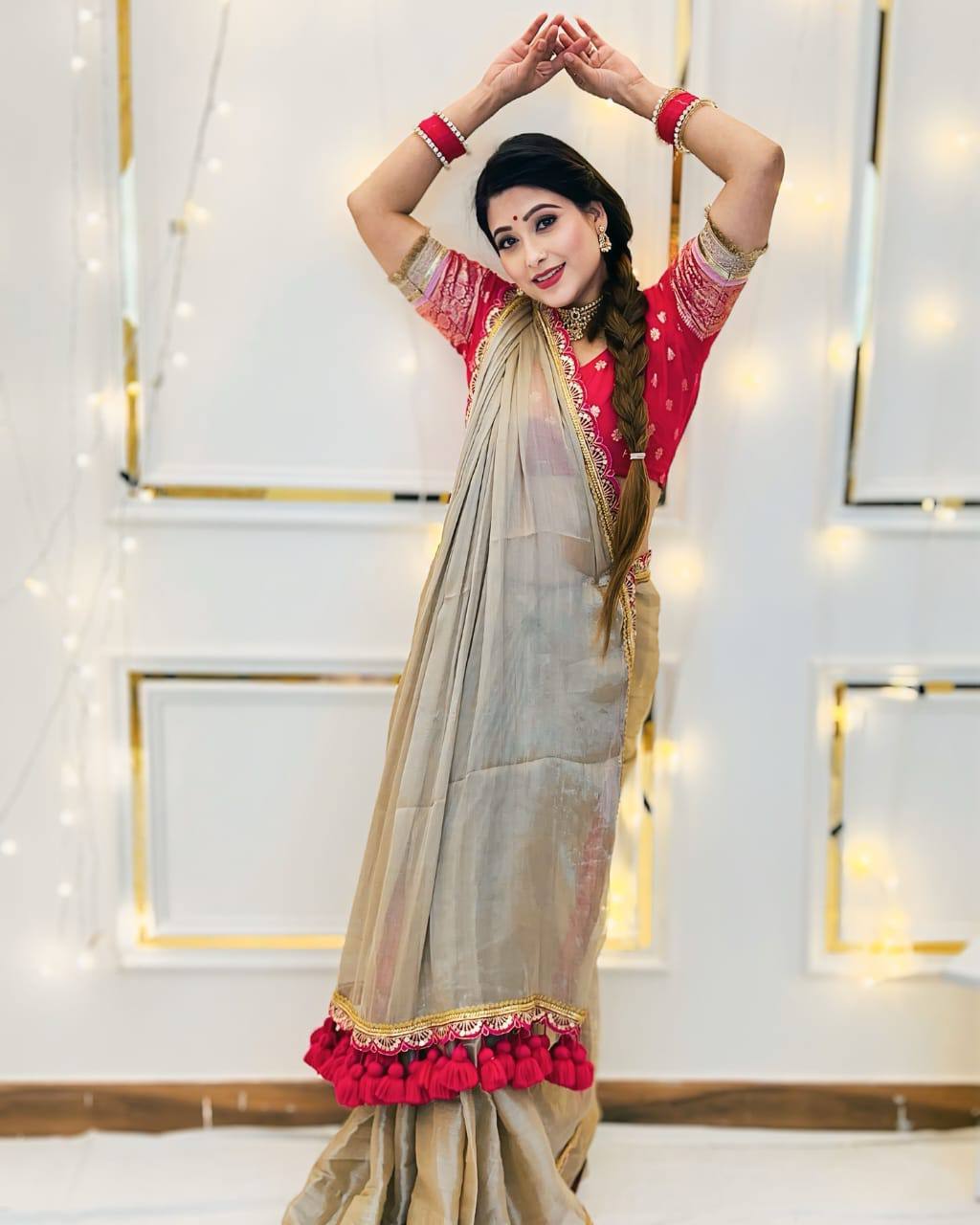 *🪡 Adorable and Most Beautiful Designer Saree *