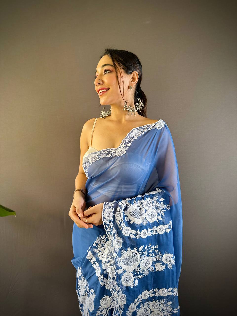 *🪡Beautiful Thai Organza saree Collection *