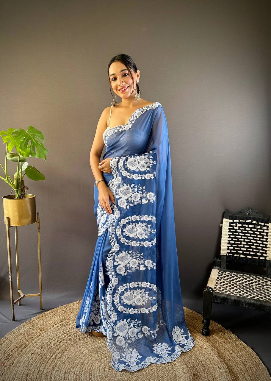 *🪡Beautiful Thai Organza saree Collection *