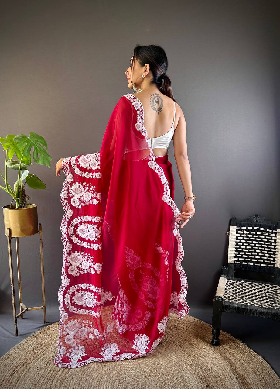 *🪡Beautiful Thai Organza saree Collection *