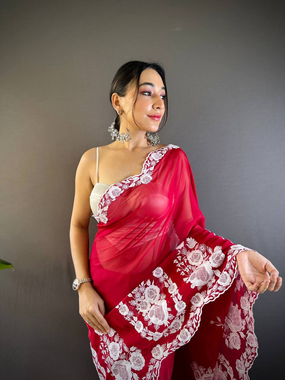*🪡Beautiful Thai Organza saree Collection *