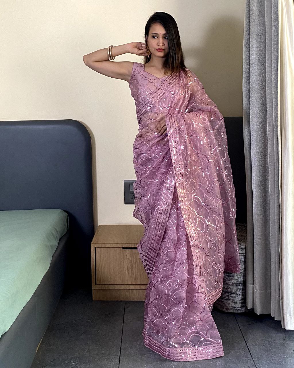 *New Super Trending Organza Silk Saree Collection*